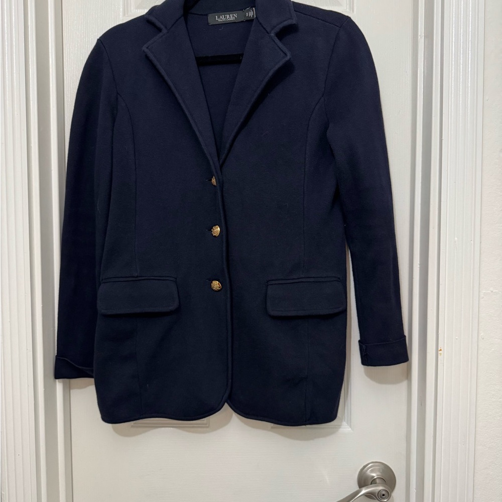 Ralph Lauren Blue Structured Blazer